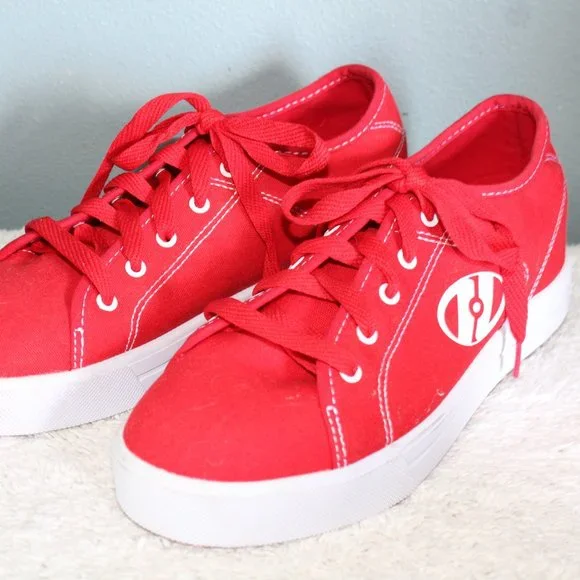 Heelys Shoes Heelys Mens Red Pro Canvas Upper Skate Shoes